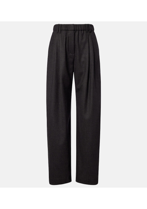 Brunello Cucinelli Monili virgin wool wide-leg pants