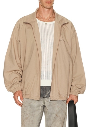 Acne Studios Olando Soft Cotton Poplin Jacket in Mushroom Beige - Beige. Size 50 (also in 52).