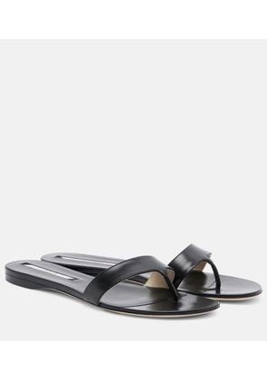 Christen Helix leather thong sandals