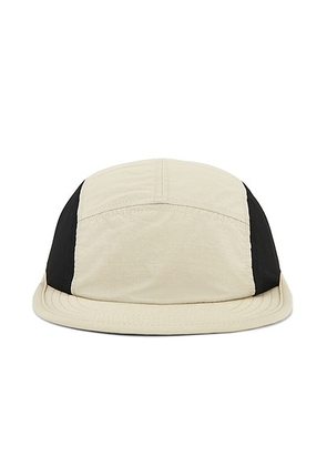 District Vision Performance Panelled Mesh Hat in Sand - Brown. Size all.