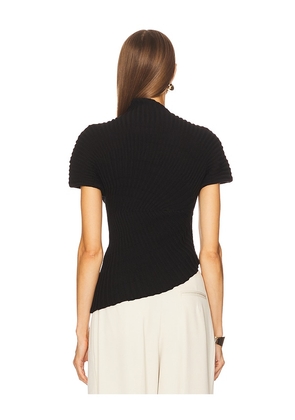 Cult Gaia Annemie Knit Top in Black. Size L. Also in XS, S, M, XL.
