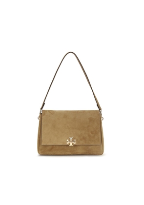 Tory Burch Beige Calf Leather Bos Taurus Shoulder Bag