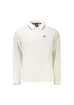 North Sails White Cotton Men's Polo - S