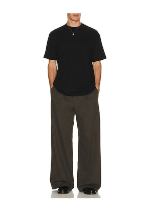 Asher Noah Supima Tee in Black. Size S. Also in M, L, XL/1X.