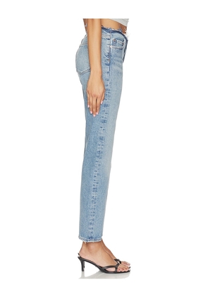 AGOLDE Fray Slim Crop in Blue. Size 23. Also in 29, 32, 34.