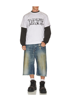 Deva States Stoker T-Shirt in White. Size S. Also in M, L, XL/1X, XXL/2X.