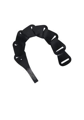 IRO Origami Belt in Black. Size 0. Also in 1, 2, 3.