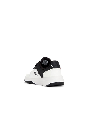 On The Roger Clubhouse Sneaker in Black,White. Size 5.5. Also in 7, 8, 8.5, 9, 9.5.