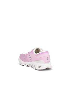 On Cloud X 4 Sneaker in Pink. Size 11. Also in 5.5, 6, 6.5, 7, 7.5, 8, 8.5, 9, 9.5, 10, 10.5.