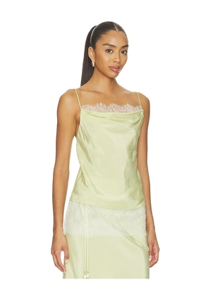 L'Academie Tahlia Top in Sage. Size XXS. Also in XS, S, M, XL.