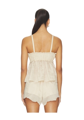 L'Academie Gaia Top in Beige. Size XXS. Also in XL.