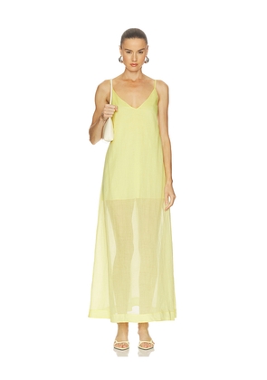 L'Academie Lenai Maxi Dress in Yellow. Size XS. Also in XXS, S, M, L, XL.