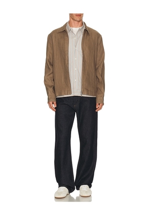 NN07 Alban 1454 Overshirt in Brown. Size M. Also in S, XXL/2X.