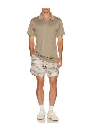 Legends Luka Golf 7 Short in Brown. Size S. Also in M, L, XL/1X.