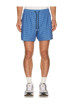 Legends Luka Short in Rhombus All Over Print 7 Lined Zephyr in Blue. Size S. Also in M, L, XL/1X.