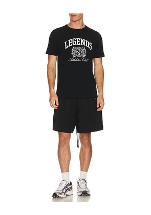 Legends Aviation Varsity Crest Tee in Black. Size S. Also in M, L, XL/1X.