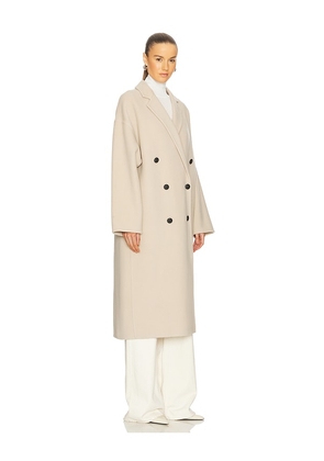 Rag & Bone Thea Italian Splittable Coat in Beige. Size XL. Also in S.