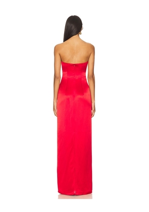 retrofete Olivine Dress in Red. Size M. Also in S, L, XL.