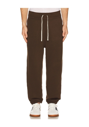 Polo Ralph Lauren RL Fleece Sweatpant in Brown. Size XL/1X. Also in S, M, L.