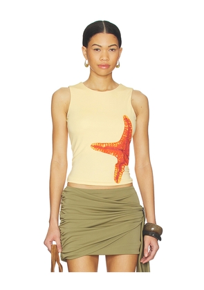 Tyler McGillivary Collector Seamless Tank Top in Lemon. Size S. Also in XS.