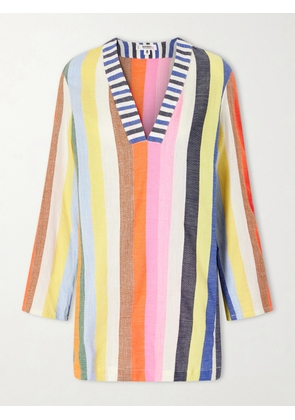 lemlem - Raey Striped Cotton -blend Mini Dress - Multi - x small,small,medium,large