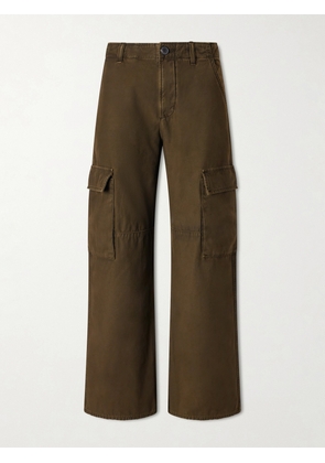 Citizens of Humanity - Esme Organic Cotton-twill Wide-leg Cargo Pants - Green - 23,24,25,26,27,28,29,30,31,32