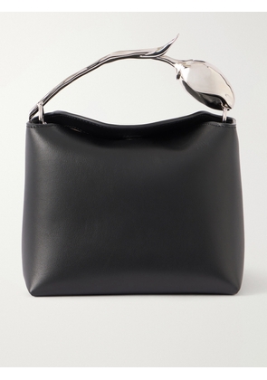Erdem - Bloom Mini Leather Clutch - Black - One size