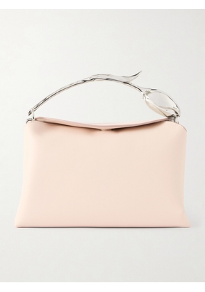 Erdem - Bloom Medium Leather Shoulder Bag - Pink - One size