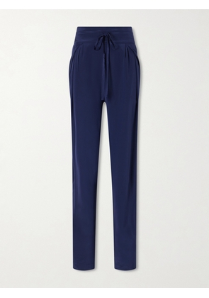 Sharon Wauchob - The Vardar Silk-blend Straight-leg Pants - Blue - FR 34,FR 36,FR 38,FR 40,FR 42,FR 44