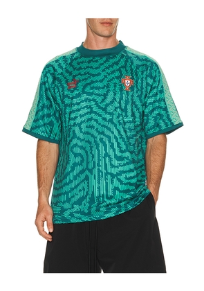 Puma Select x FPF x Salehe Bembury King Jersey in Dark Green. Size XS. Also in S, M, L, XL/1X, XXL/2X.