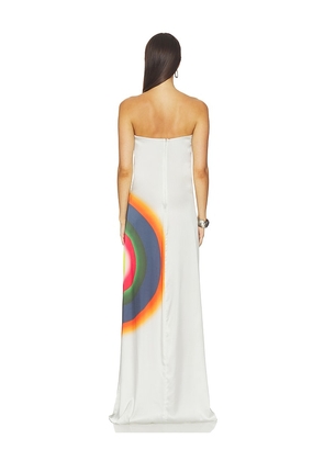 SILVIA TCHERASSI Bahiana Dress in Grey. Size XS. Also in S, M, L.