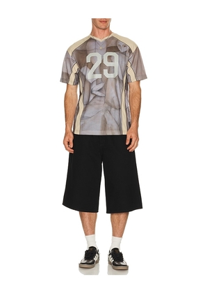 Pas Une Marque Mesh Tee in Multi. Size S. Also in L, M, XL/1X.