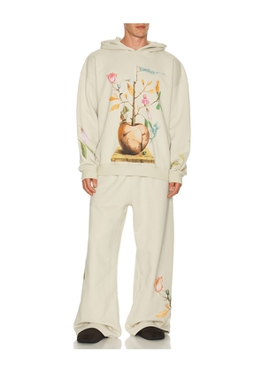 Pas Une Marque Arbre D'octobre Hoodie in Beige. Size S. Also in L, M, XL/1X.