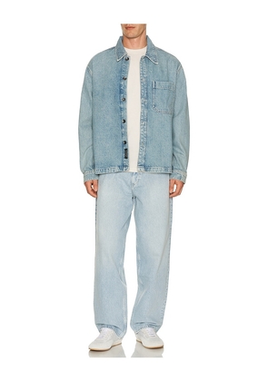 Rag & Bone Astor Overshirt in Blue. Size S. Also in M, L, XL/1X.