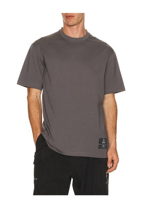Y-3 x F1 Logo Tee in Grey. Size S. Also in M, L, XL/1X.
