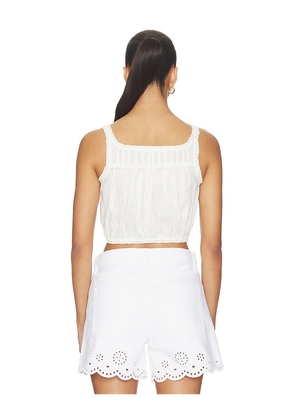 WeWoreWhat Button Up Tank Top in White. Size S. Also in L, M, XL, XS.