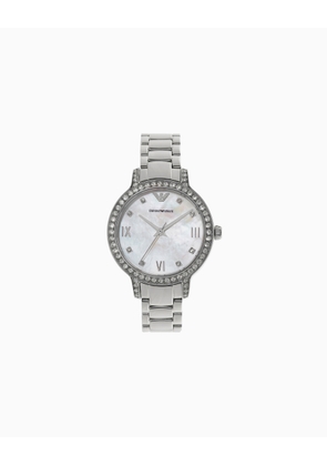 Three-Hand Stainless Steel Watch