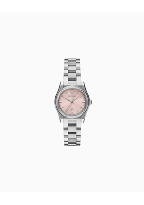 Three-Hand Date Stainless Steel Watch