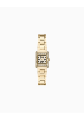 Two-Hand Gold-Tone Stainless Steel Watch