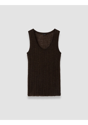 Ycaza Sheer Wool Rib Vest - M