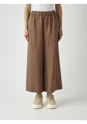 MM MAX MARA Pants Woman color Tobacco