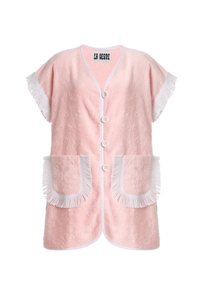 LA VESTE Waves Cotton Mini Dress - Moda Operandi