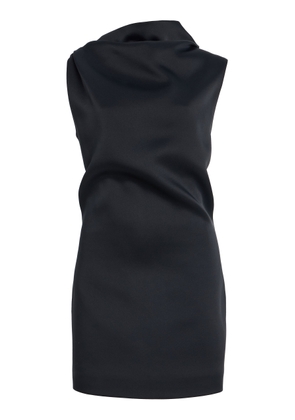 Khaite Astor Satin Mini Dress - Moda Operandi