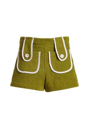 LA VESTE Carambola Cotton Mini Shorts - Moda Operandi