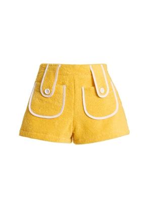 LA VESTE Carambola Cotton Mini Shorts - Moda Operandi