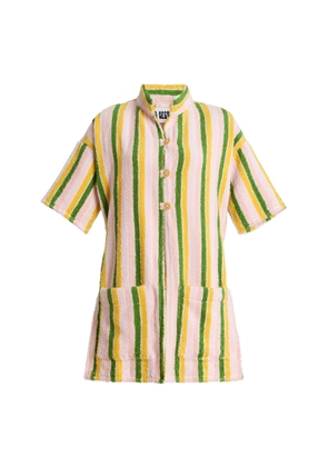 LA VESTE Ship Wheel Striped Cotton Shirt - Moda Operandi
