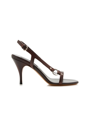 Miu Miu Leather Sandals - Moda Operandi