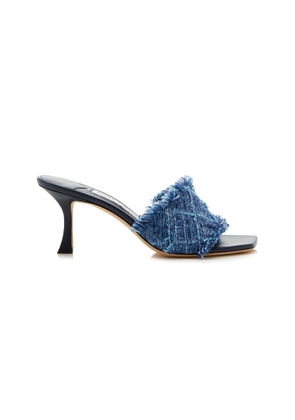 Jimmy Choo Alexia Denim Sandals - Moda Operandi