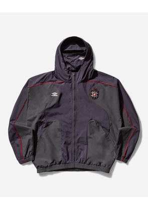 Men s Rose Crest Masked Track Jacket Dark Grey / Dark Purple