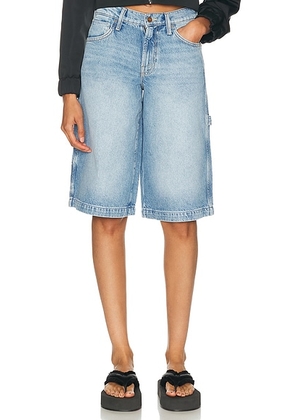 MOTHER The Rigatoni Carpenter Short in Jell-o Shots - Blue. Size 23 (also in 24, 25, 26, 27, 28, 29, 30, 31, 32, 33, 34).